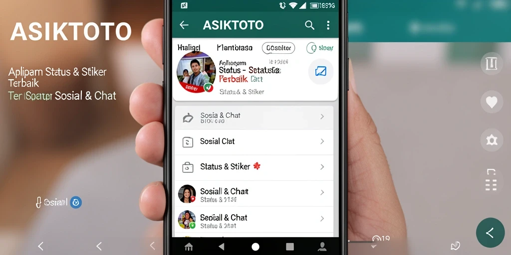 Tampilan antarmuka aplikasi ASIKTOTO yang menarik dan user-friendly.