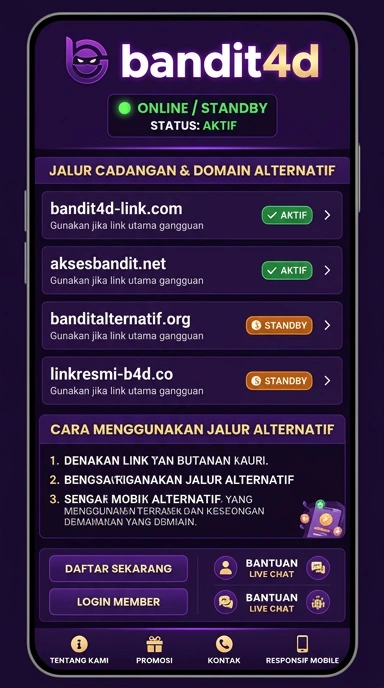 Tampilan link alternatif bandit4d